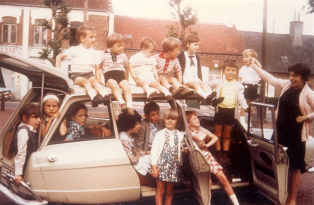 L'association SOS Villages d'Enfants en 1956 à Busigny.